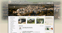 Desktop Screenshot of comune.torriinsabina.ri.it