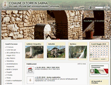 Tablet Screenshot of comune.torriinsabina.ri.it